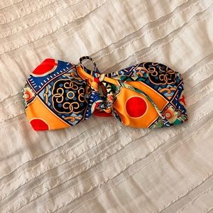 Strapless Tie Bikini Top